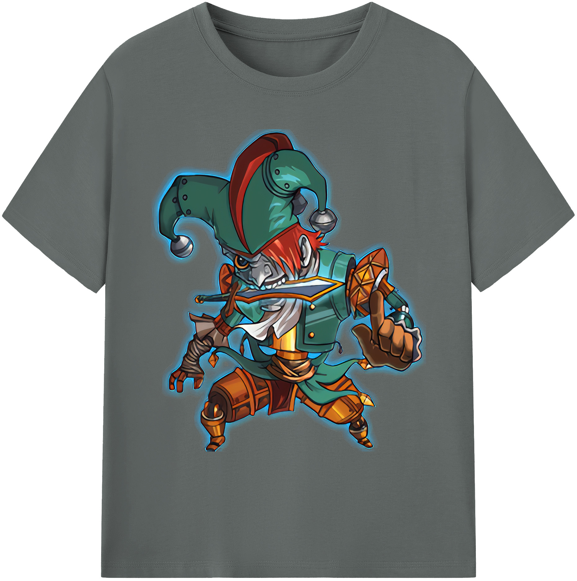 リーグ・オブ・レジェンド League of Legends LOL 綿100％ メンズ半袖Tシャツ｜肌触りやわらか＆通気性